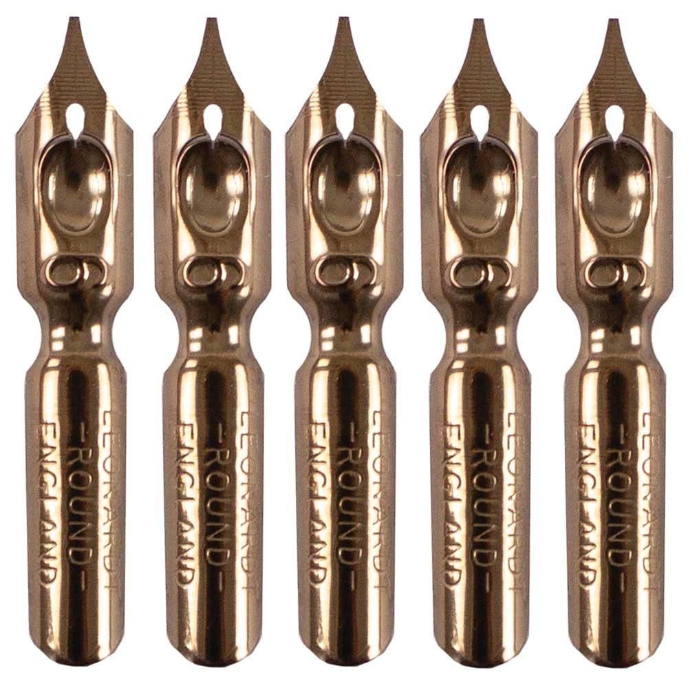 Drawing Nibs x5, Roundhand, Size 6 Seawhite of Brighton Ltd