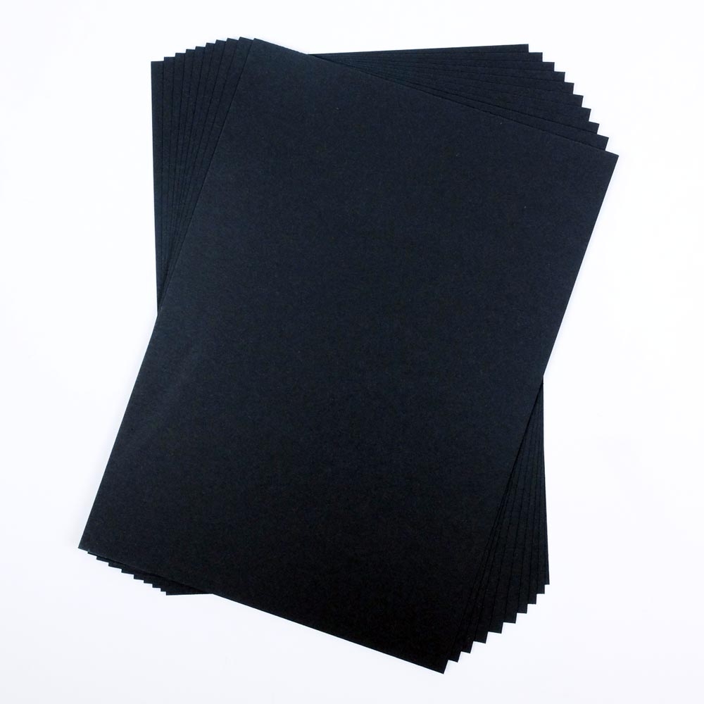 A3 300gsm Black Card 10 Sheet Retail Pack Seawhite of Brighton Ltd